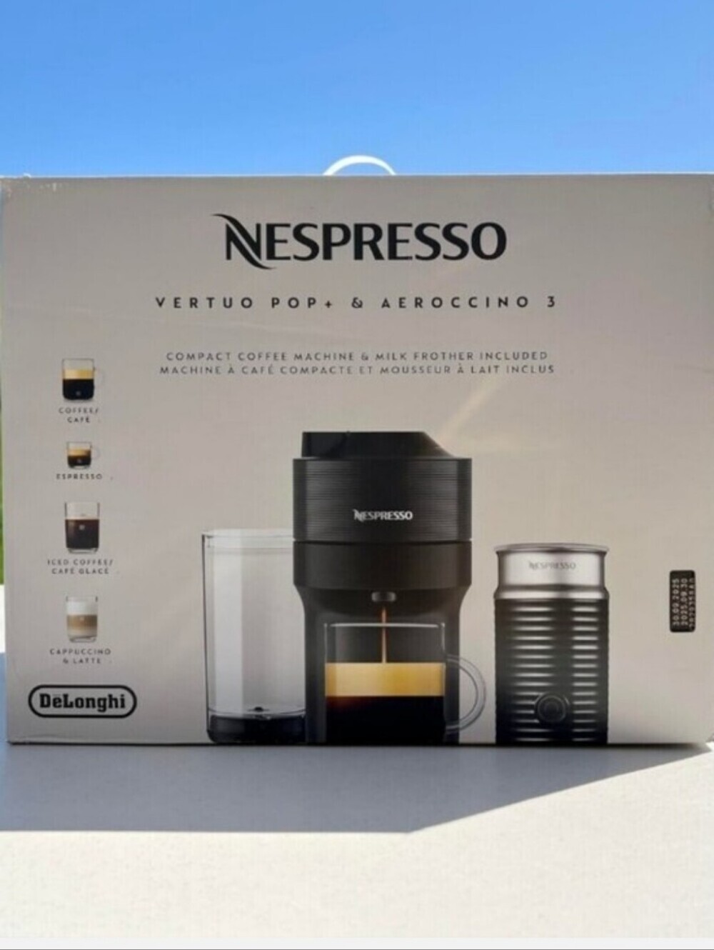 NIB Nespresso Vertpu Pop+ Aerocinno 3